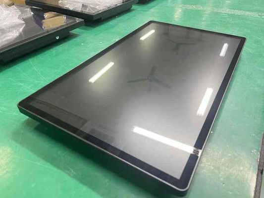 Layar Tampilan Digital yang dipasang di dinding dengan input HDMI/VGA/DVI/AV/USB dan pilihan input serbaguna