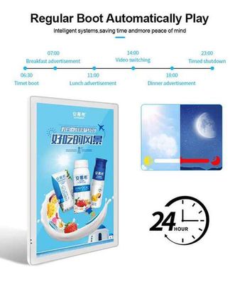 Layar Iklan Digital yang dipasang di dinding untuk tampilan iklan yang dapat disesuaikan