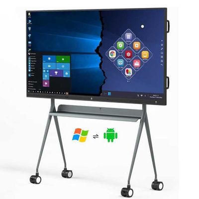 110 Inch Interactive Touch Screen Display 16 9 Aspect Ratio DP Interface Papan Demonstrasi Profesional
