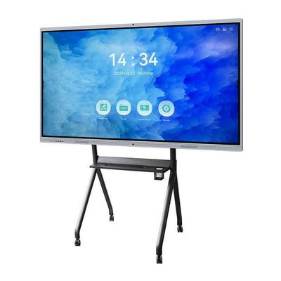16 9 Aspect Ratio Touch Screen Presentation Board Dengan 3840x2160 4K Screen Panels Smart Display
