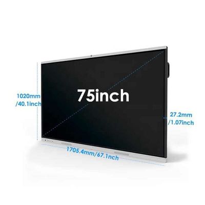 Papan Demo Layar Sentuh Immersive 3840x2160 Resolusi 4K 1200 1 Rasio Kontras Smart Display Panel