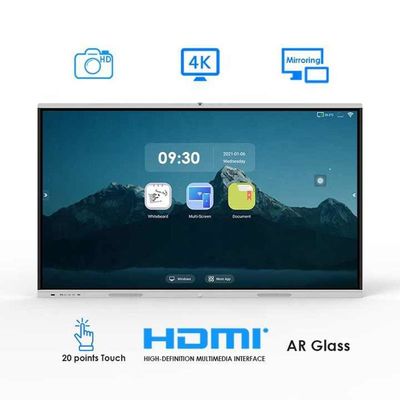 Papan Demo Layar Sentuh Immersive 3840x2160 Resolusi 4K 1200 1 Rasio Kontras Smart Display Panel