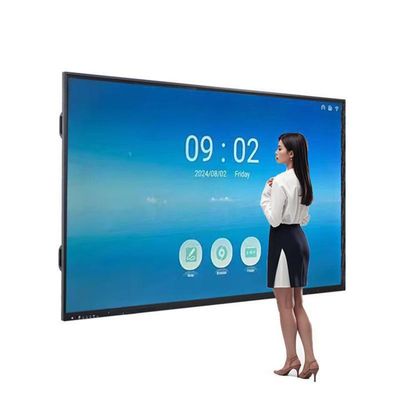 Interaktif Touch Whiteboard Presentasi Ultimate Dengan HDMI I / O Dan OPS PC I9 Konektivitas Solusi