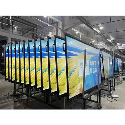 Interaktif Touch Whiteboard Presentasi Ultimate Dengan HDMI I / O Dan OPS PC I9 Konektivitas Solusi