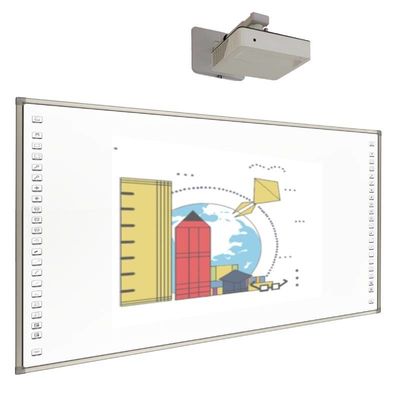 120 Inch 32768*32768 Infrared Interactive Whiteboard USB2.0 USB3.0 dengan 180 Points/second Kecepatan Cursor
