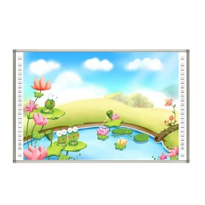 120 Inch 32768*32768 Infrared Interactive Whiteboard USB2.0 USB3.0 dengan 180 Points/second Kecepatan Cursor