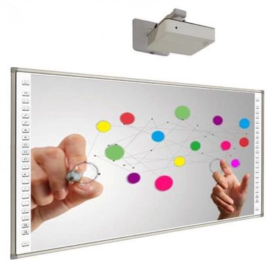 96 Inch Infrared Interactive Whiteboard USB Interface Permukaan Keramik