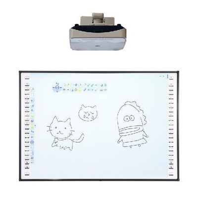 86 Inci Interaktif Smart Board, Indoor Outdoor Touch Screen Interaktif Whiteboard