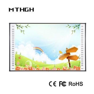 86 Inch Interactive Flat Panel, Infrared Interactive Whiteboard 16 10 Sumber Daya USB
