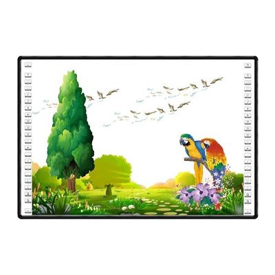 150 Inch Infrared Interactive Smart Digital Whiteboard, Resolusi 3840x2160 untuk Pelatihan Pendidikan