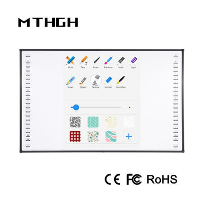 86 Inch Intelligent Infrared Touch Teknologi Interaktif Whiteboard Resolusi 3840X2160