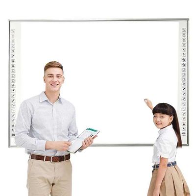 96 Inch Interaktif Whiteboard Mudah Kolaborasi Smart Digital Whiteboard Cocok untuk Sekolah
