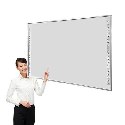 86 Inch Educational Whiteboard Infrared Interactive Whiteboard dengan Proyektor/Touchpad