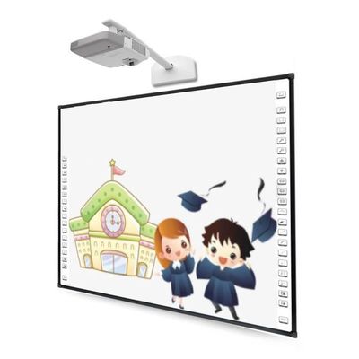 106 Inch Smart Infrared Conference Interaktif Whiteboard Mudah Kontrol Jari I3/I5/I7/I9 CPU
