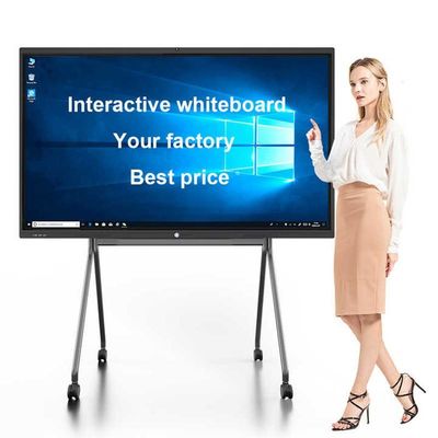 55 Inch 4K Screen Panel Smart Display Touch Screen Demo Board Dengan Sistem Windows