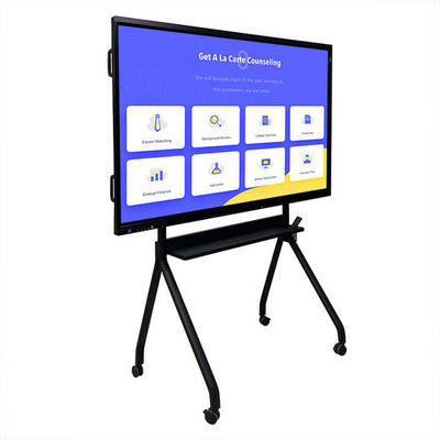 65 Inch Brightness 350cd/M2 Interaktif Touch Screen Whiteboard Dengan Perangkat Lunak Interaktif Whiteboard Perangkat Lunak OPS PC