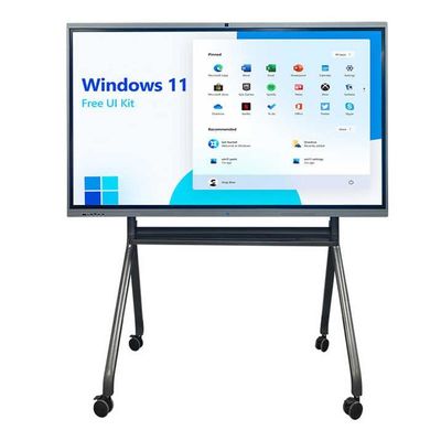 55 Inch Interactive Whiteboard 16 9 Aspect Ratio Dan 350cd/M2 Kecerahan Untuk Mengajar
