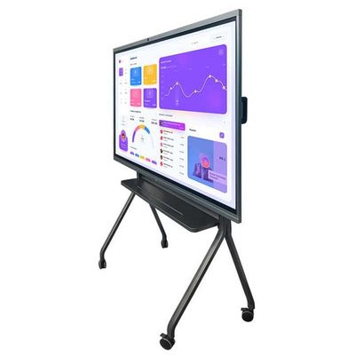65 Inch Interaktif Smart Whiteboard 3840x2160 4K Panel layar Dengan Android APPs Software
