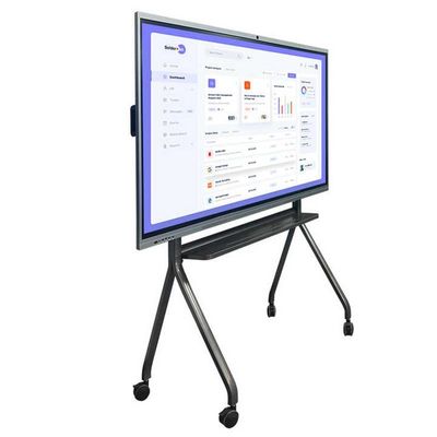 Cahaya Tinggi 350cd/m2 65 Inch Interactive Whiteboard Screen untuk Presentasi Interaktif