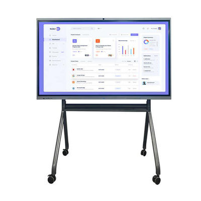 Cahaya Tinggi 350cd/m2 65 Inch Interactive Whiteboard Screen untuk Presentasi Interaktif