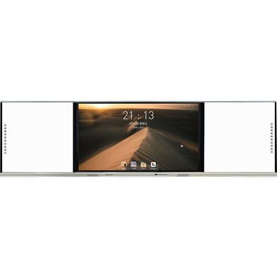 Smart Digital Blackboard Dapat Mencatat 65/75/86 Inch Whiteboard Green Board OPS 20-40 Point Touch HDMI/USB Antarmuka