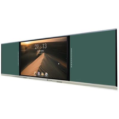 75 Inch Interactive Smart Digital Blackboard Dengan Pengakuan Suara / Wajah / Kamera AI, Sistem Android / Windows