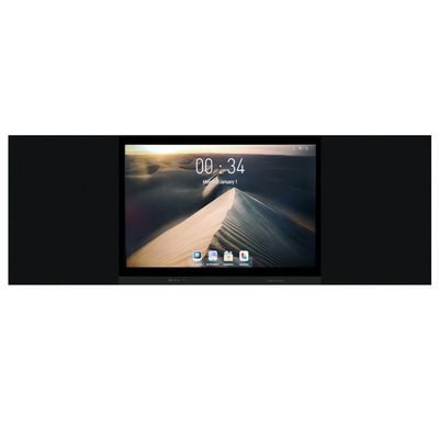 Pengajaran Harus Memiliki 75 Inch 16 9 Ratio 450CD/M2 Smart Digital Blackboard dengan I3/I5/I7/I9 Processor dan 64GB Storage