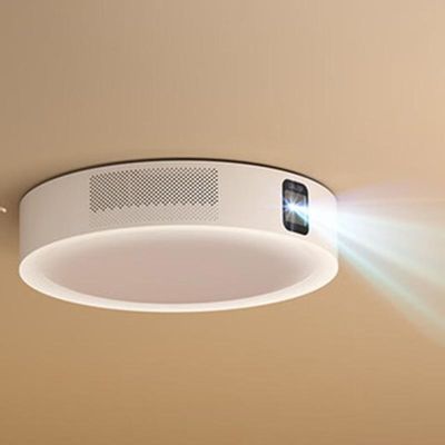 1200 Cahaya Kecerahan 3000LX Smart Laser Projector Langit-langit Home Projector
