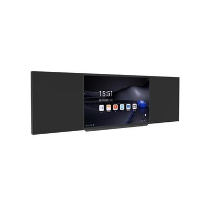 75" Smart Digital Blackboard Infrared 40 Kontak Interaktif Sekolah Kelas Pengajaran Whiteboard dengan Aksesoris Eraser