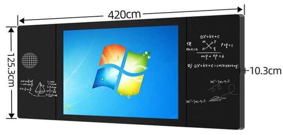 8ms Response Time 86 Inch Smart Digital Nano Interactive Electronic Blackboard Untuk Pendidikan Dan Konferensi