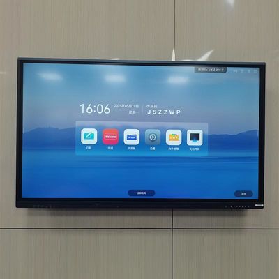 65 Inci LCD Touch Display Android 13 Interaktif Touch Screen Papan tulis, Papan Konferensi Kelas
