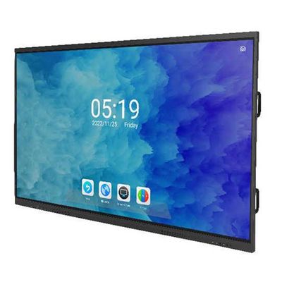 350cd/m2 Kecerahan Papan Presentasi Layar Sentuh 3840x 2160 Resolusi 4K dan Smart Display Panel