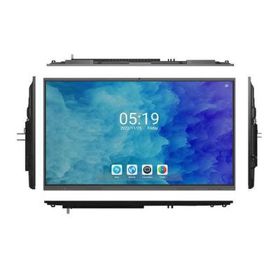 350cd/m2 Kecerahan Papan Presentasi Layar Sentuh 3840x 2160 Resolusi 4K dan Smart Display Panel