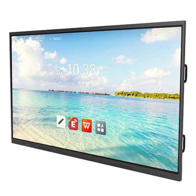 Tablet TV Whiteboard dengan layar sentuh interaktif berukuran 75 inci bersertifikat 4K