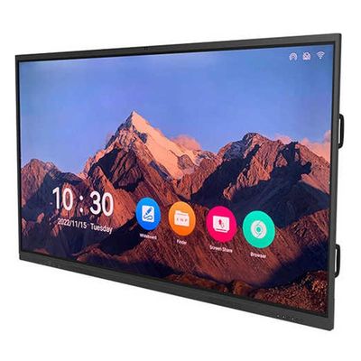 Tablet TV Whiteboard dengan layar sentuh interaktif berukuran 75 inci bersertifikat 4K